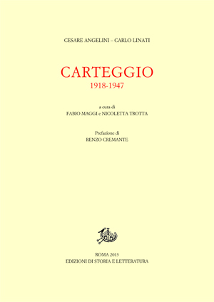 Epistolari, carteggi e testimonianze - Reprint